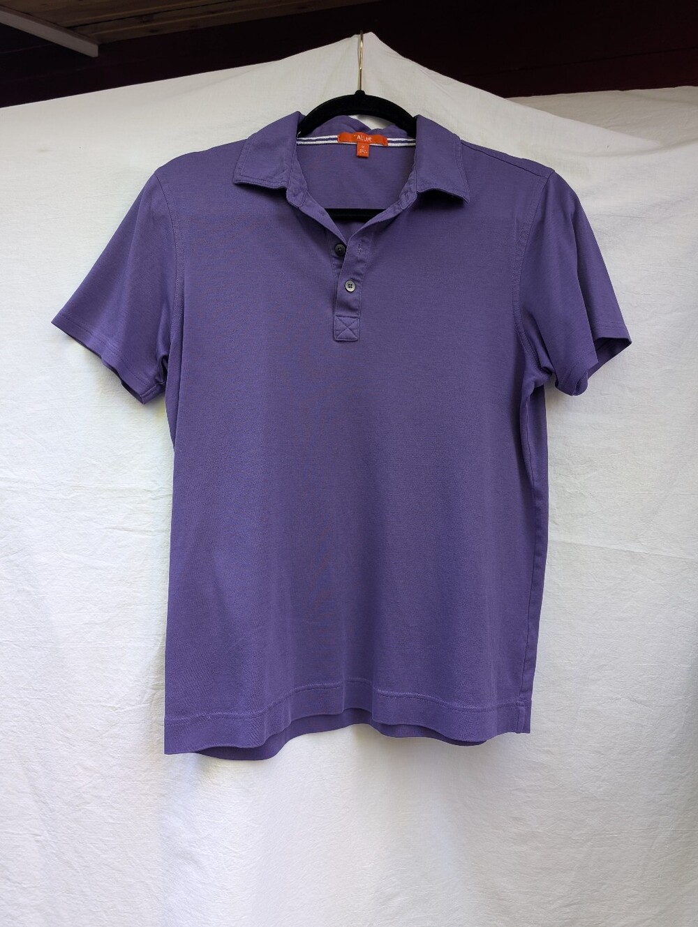 Tallia Purple Cotton Polo Sz M